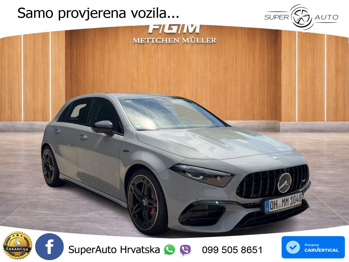 Mercedes-Benz AMG A 45 S 4MATIC+ AMG SPEEDSHIFT DCT 8G ACC+HEAD+GR SJED+360+PANO