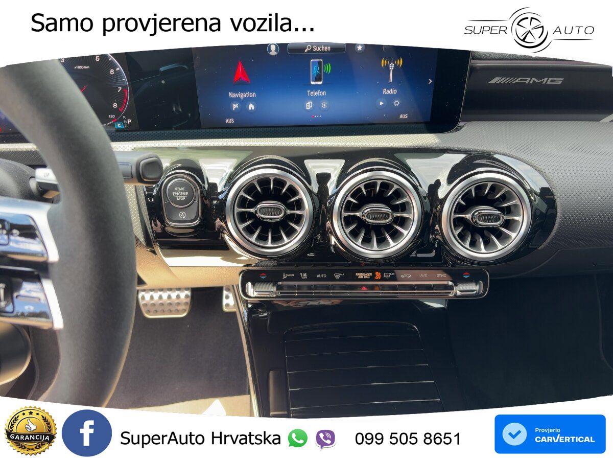 Mercedes-Benz AMG A 45 S 4MATIC+ AMG SPEEDSHIFT DCT 8G ACC+HEAD+GR SJED+360+PANO