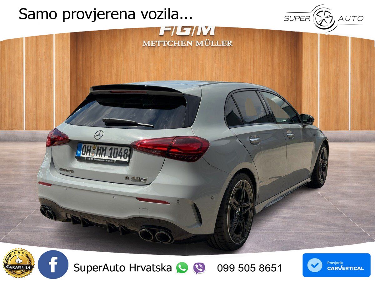 Mercedes-Benz AMG A 45 S 4MATIC+ AMG SPEEDSHIFT DCT 8G ACC+HEAD+GR SJED+360+PANO