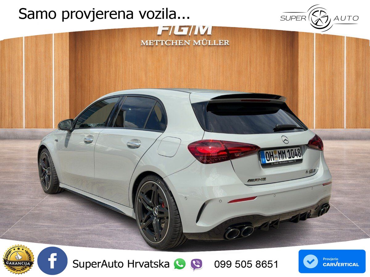 Mercedes-Benz AMG A 45 S 4MATIC+ AMG SPEEDSHIFT DCT 8G ACC+HEAD+GR SJED+360+PANO