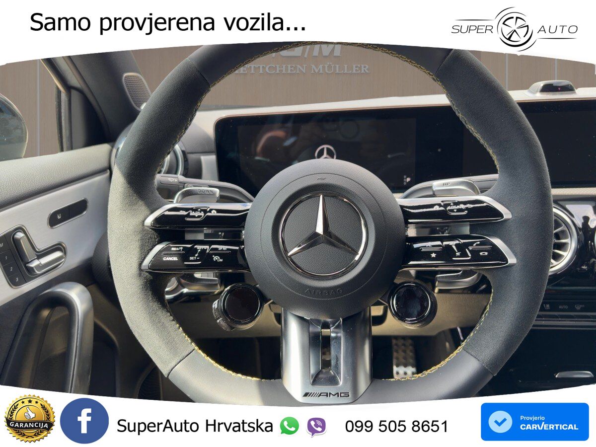 Mercedes-Benz AMG A 45 S 4MATIC+ AMG SPEEDSHIFT DCT 8G ACC+HEAD+GR SJED+360+PANO