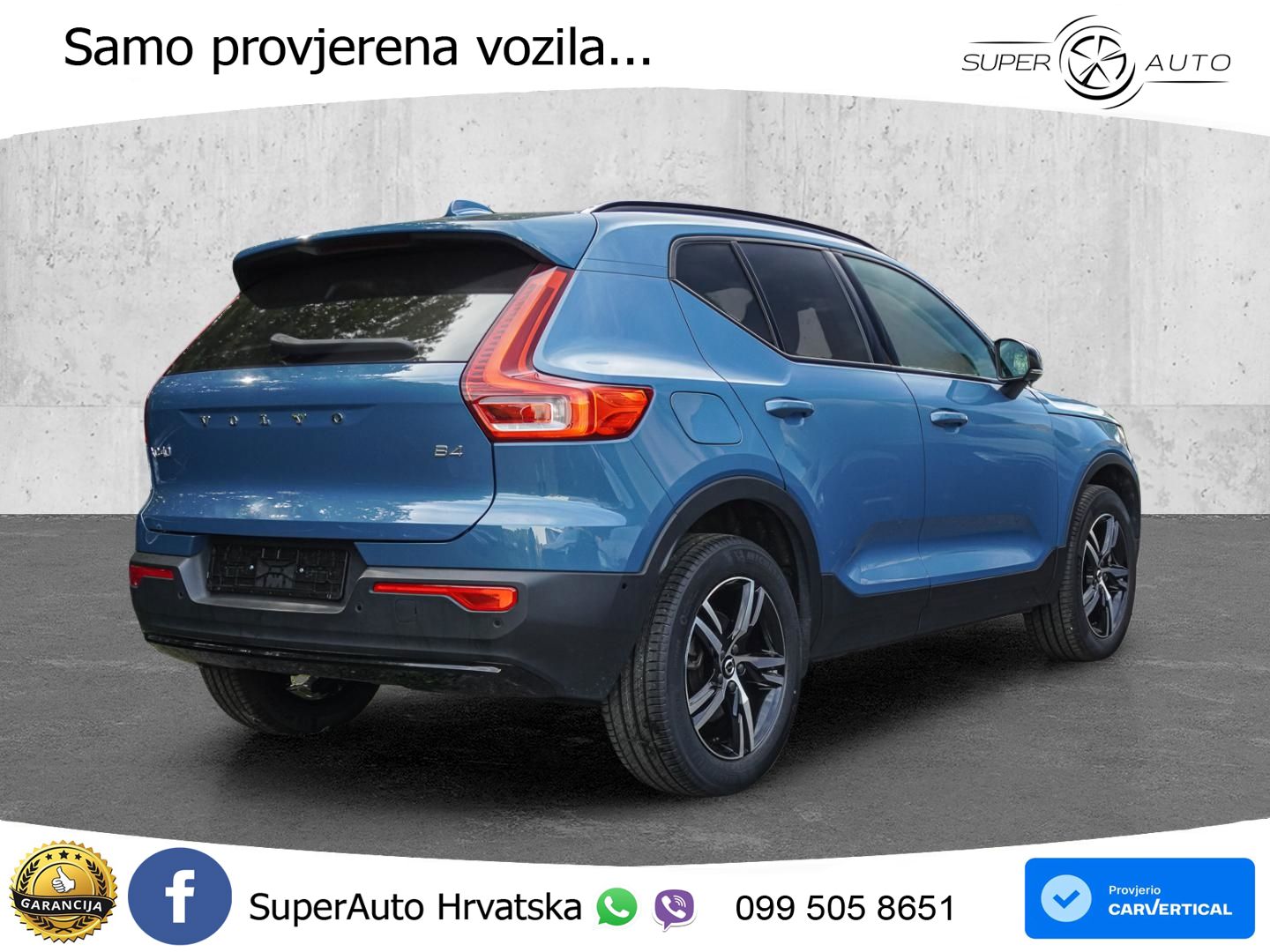 Volvo XC40 2.0 B4 AWD 197 KS Automatic ACC+GR SJED+360+PANO