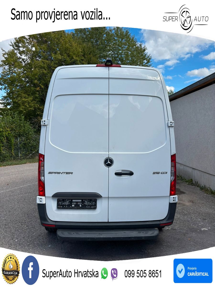 Mercedes-Benz Sprinter Kasten Hochdach 215 CDI / Carplay / Kam 150 KS