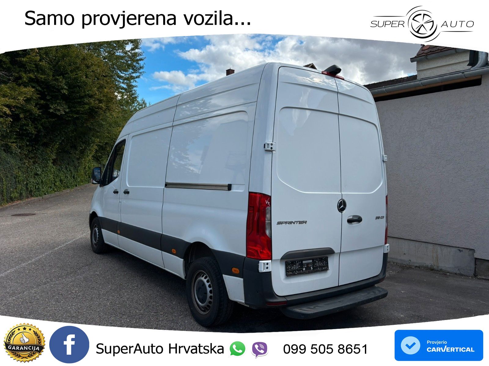 Mercedes-Benz Sprinter Kasten Hochdach 215 CDI / Carplay / Kam 150 KS