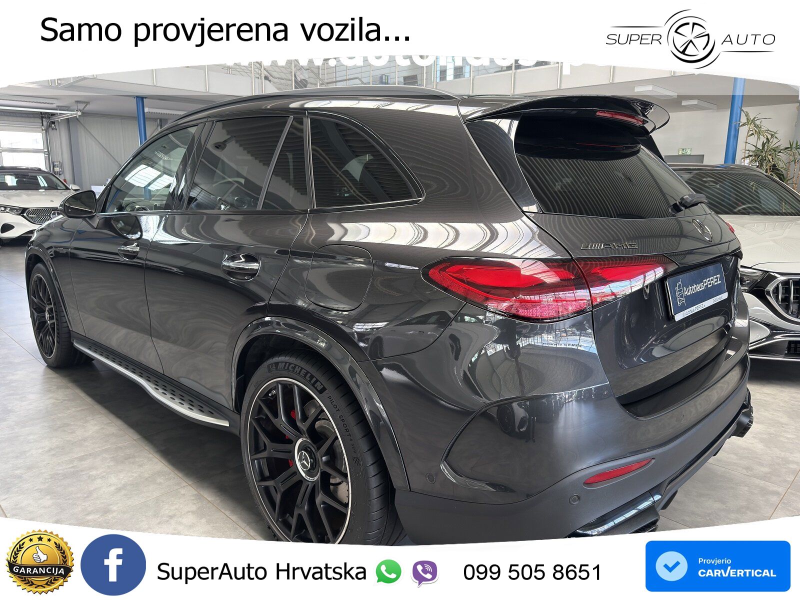 Mercedes AMG GLC 63 S E PERFORMANCE (680 KS) 4MATIC+ AMG SPEEDSHIFT MCT 9G ACC+HEAD+4xGR SJED+360+PANO