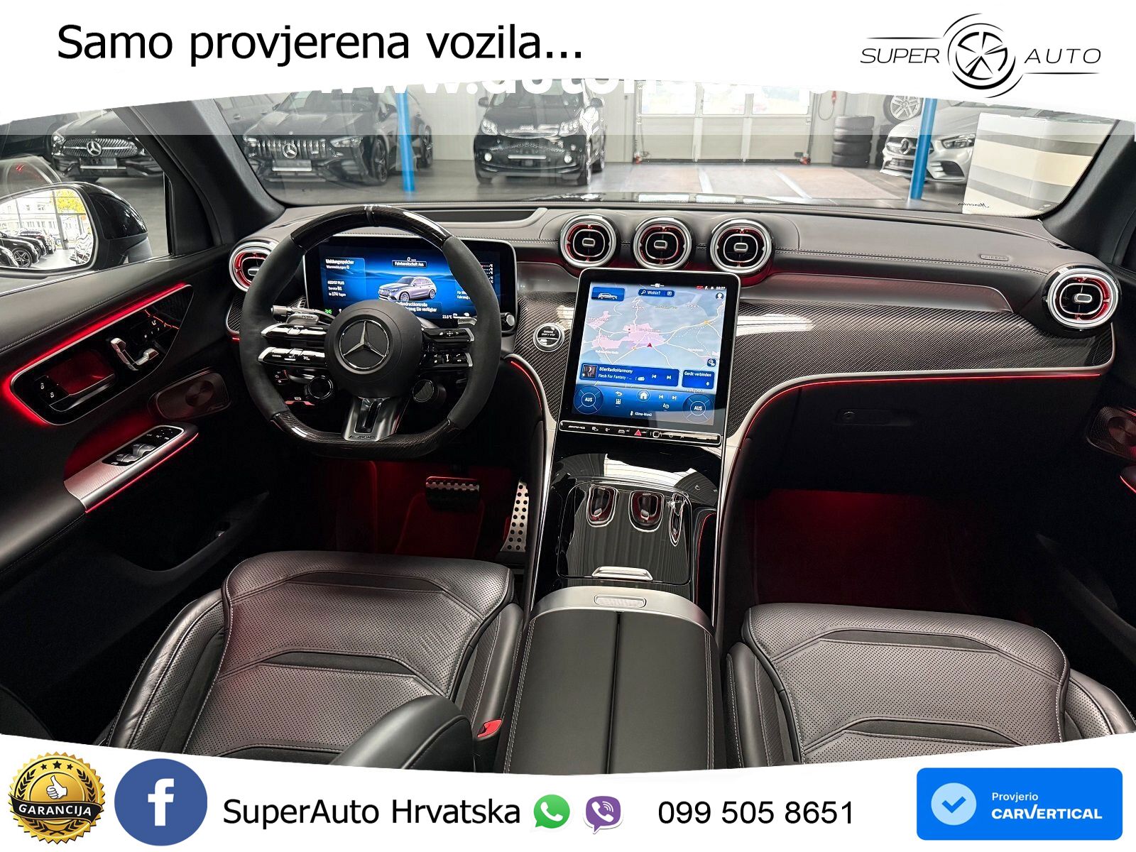 Mercedes AMG GLC 63 S E PERFORMANCE (680 KS) 4MATIC+ AMG SPEEDSHIFT MCT 9G ACC+HEAD+4xGR SJED+360+PANO
