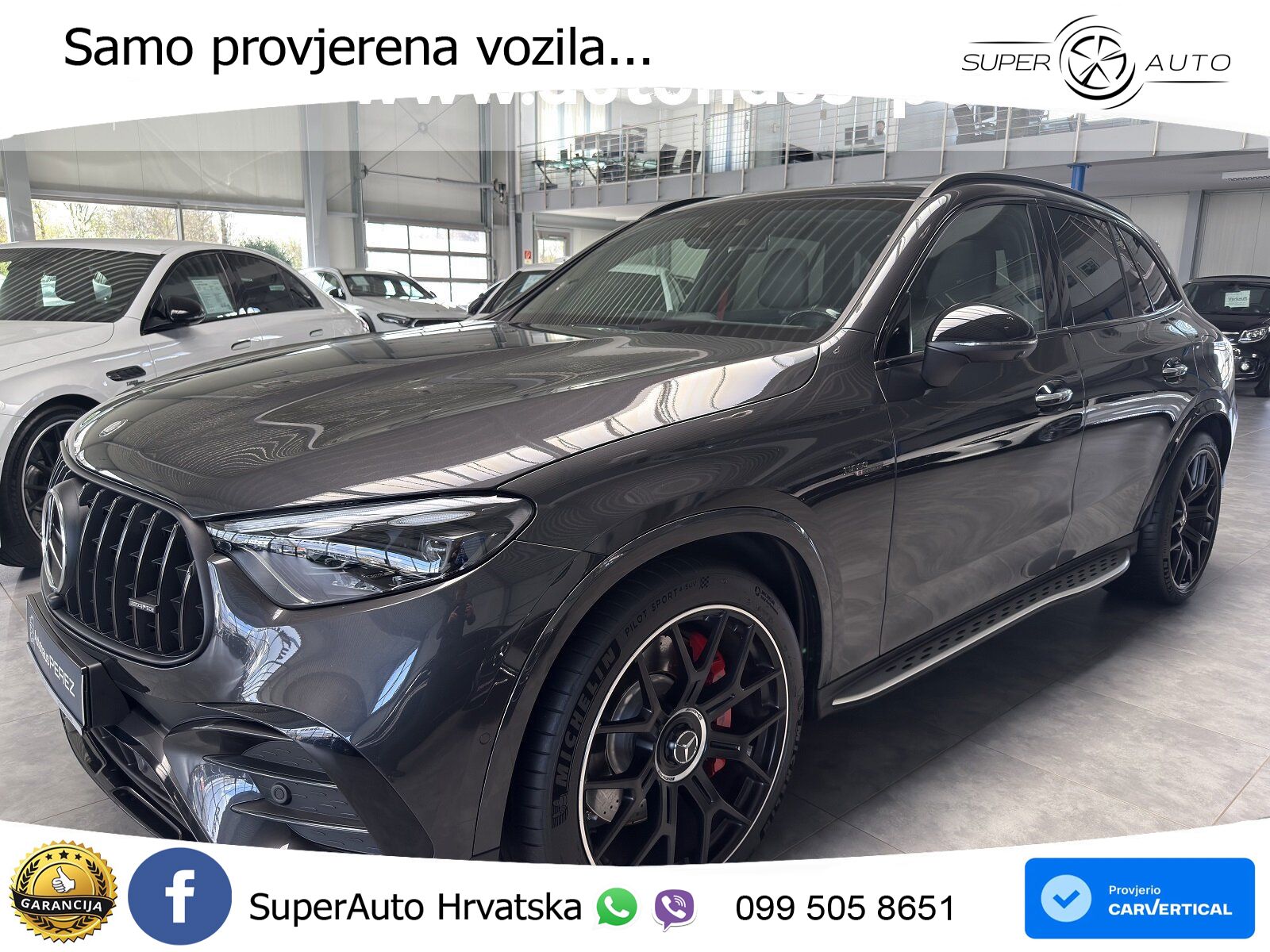 Mercedes AMG GLC 63 S E PERFORMANCE (680 KS) 4MATIC+ AMG SPEEDSHIFT MCT 9G ACC+HEAD+4xGR SJED+360+PANO