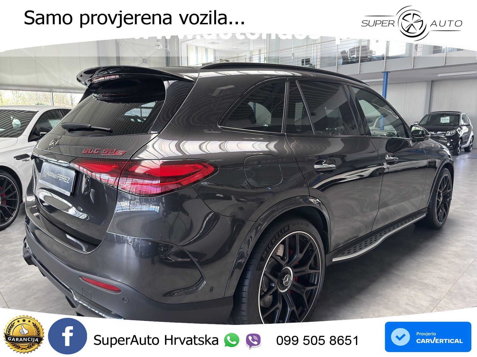 Mercedes AMG GLC 63 S E PERFORMANCE (680 KS) 4MATIC+ AMG SPEEDSHIFT MCT 9G ACC+HEAD+4xGR SJED+360+PANO