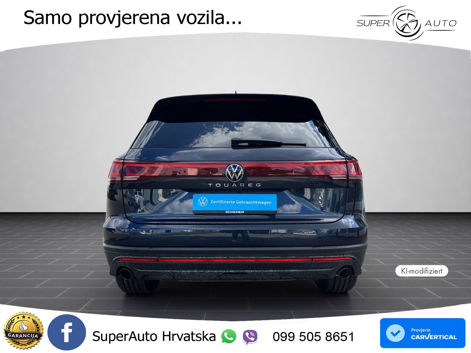 Volkswagen Touareg 3.0 V6 TDI (286 KS) 4MOTION Tiptronic ZRAČNI+ACC+4xGR SJED+KAM