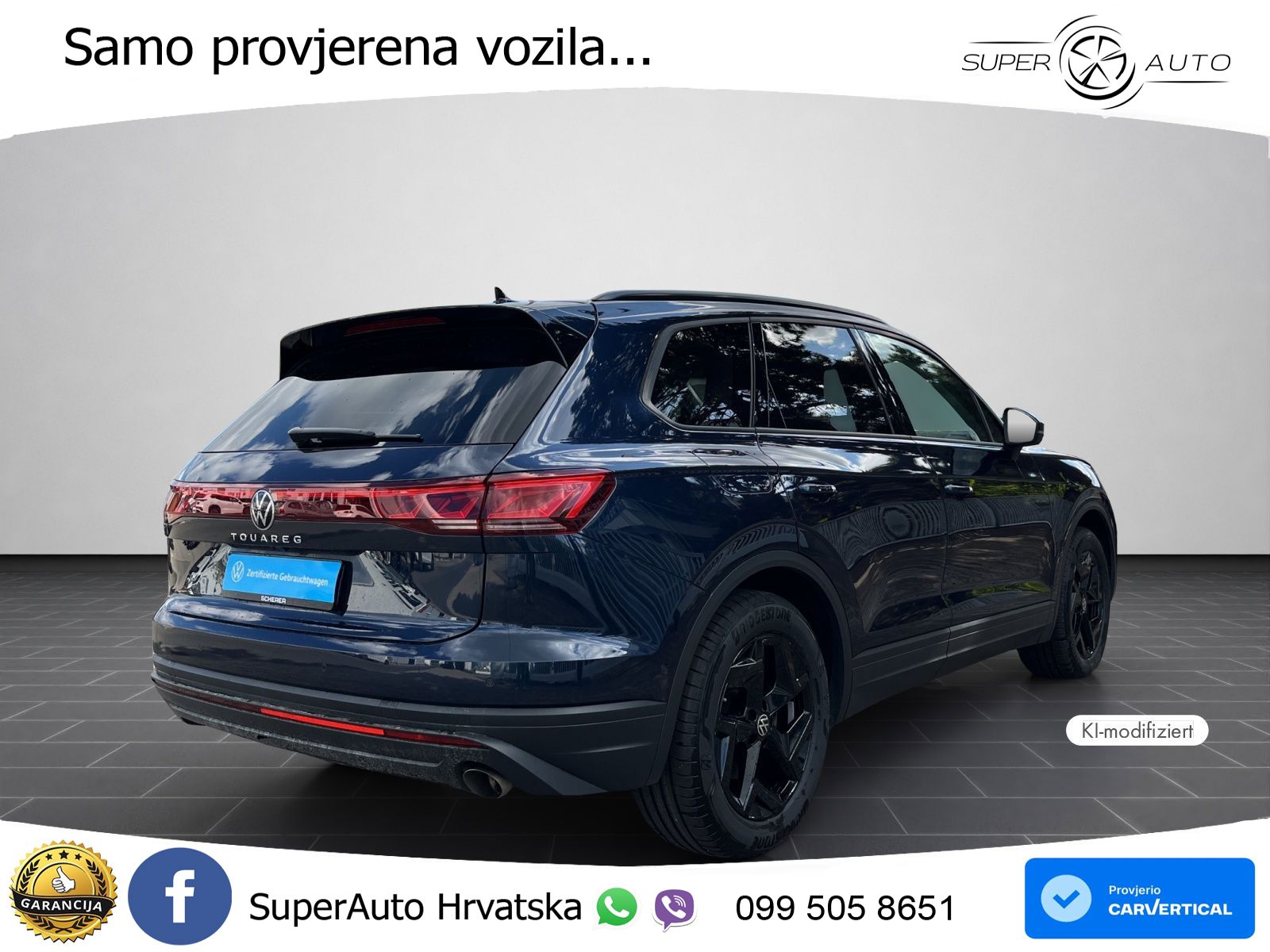 Volkswagen Touareg 3.0 V6 TDI (286 KS) 4MOTION Tiptronic ZRAČNI+ACC+4xGR SJED+KAM