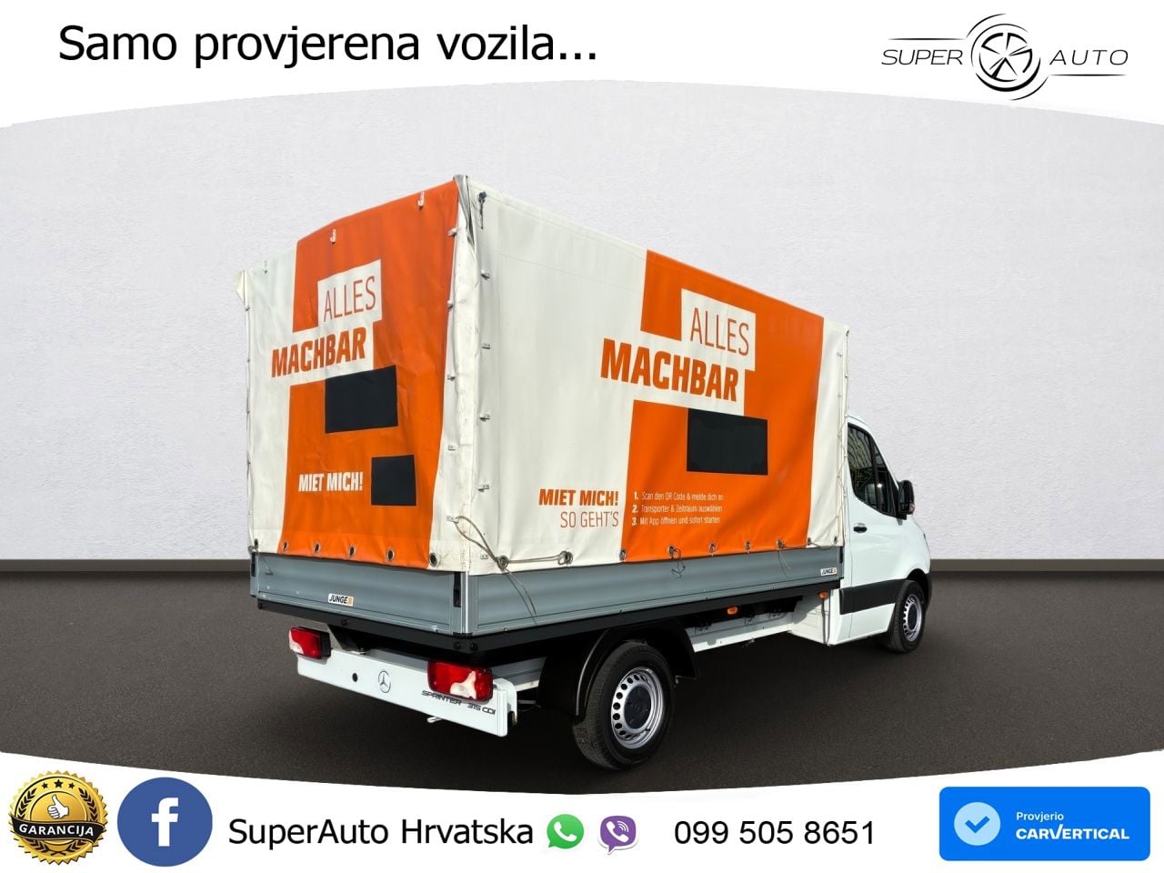 Mercedes-Benz Sprinter 315 CDI Pritsche Standard +Klima+Tempom 150 KS