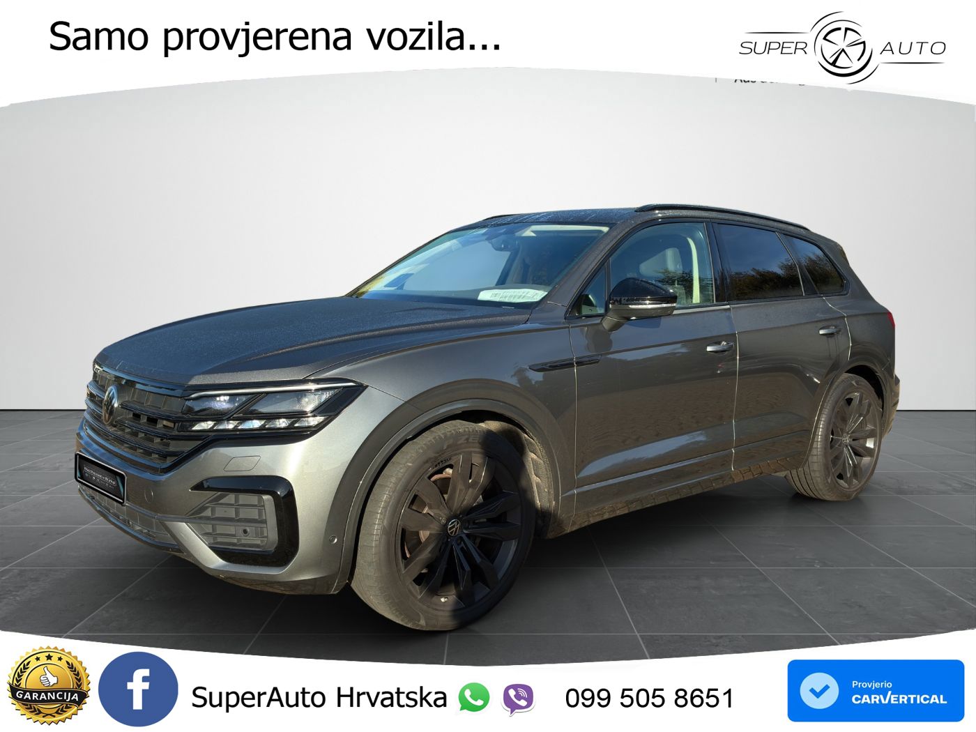 Volkswagen Touareg 3.0 V6 TDI (286 KS) 4MOTION Tiptronic ZRAČNI+ACC+4xGR SJED+KAM
