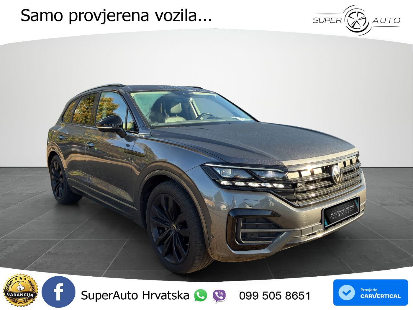 Volkswagen Touareg 3.0 V6 TDI (286 KS) 4MOTION Tiptronic ZRAČNI+ACC+4xGR SJED+KAM