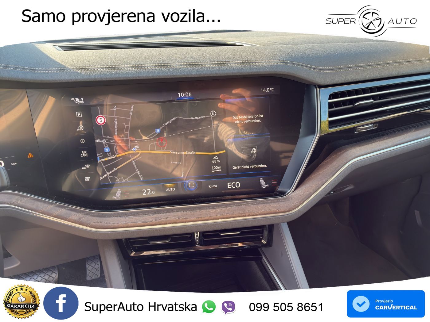 Volkswagen Touareg 3.0 V6 TDI (286 KS) 4MOTION Tiptronic ZRAČNI+ACC+4xGR SJED+KAM