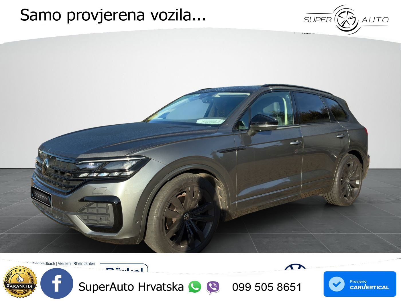 Volkswagen Touareg 3.0 V6 TDI (286 KS) 4MOTION Tiptronic ZRAČNI+ACC+4xGR SJED+KAM