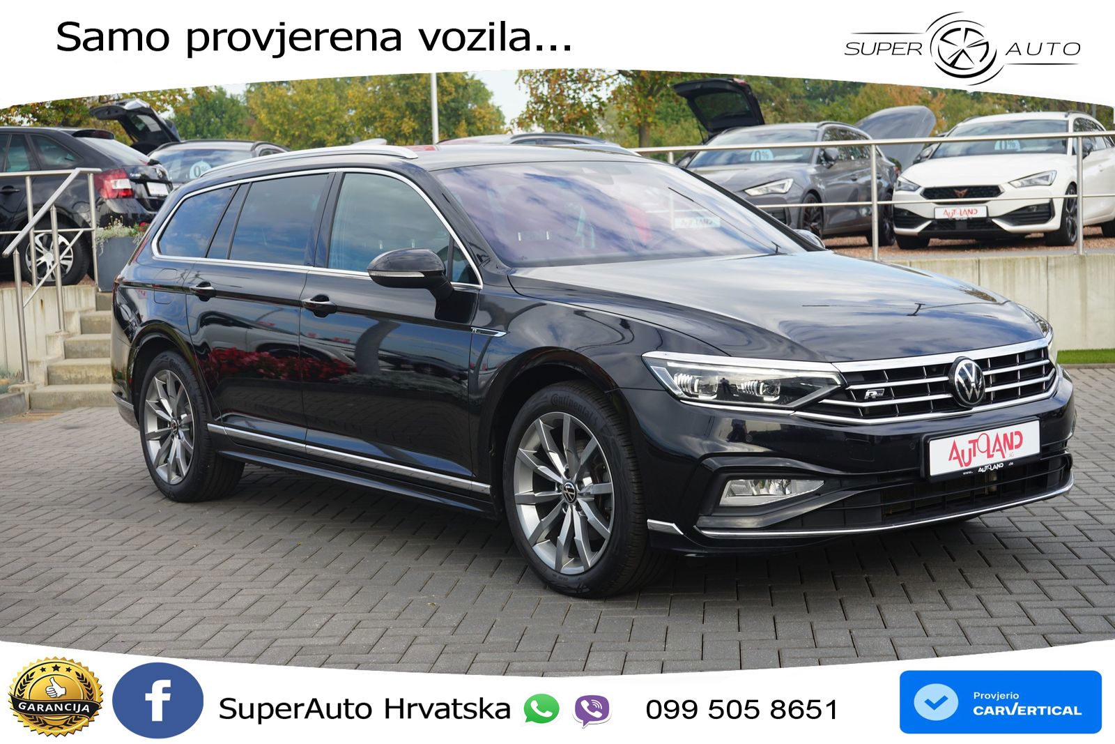 Volkswagen Passat Variant 2.0 TSI (190 KS) DSG R-Line LED+GR SJED+ACC