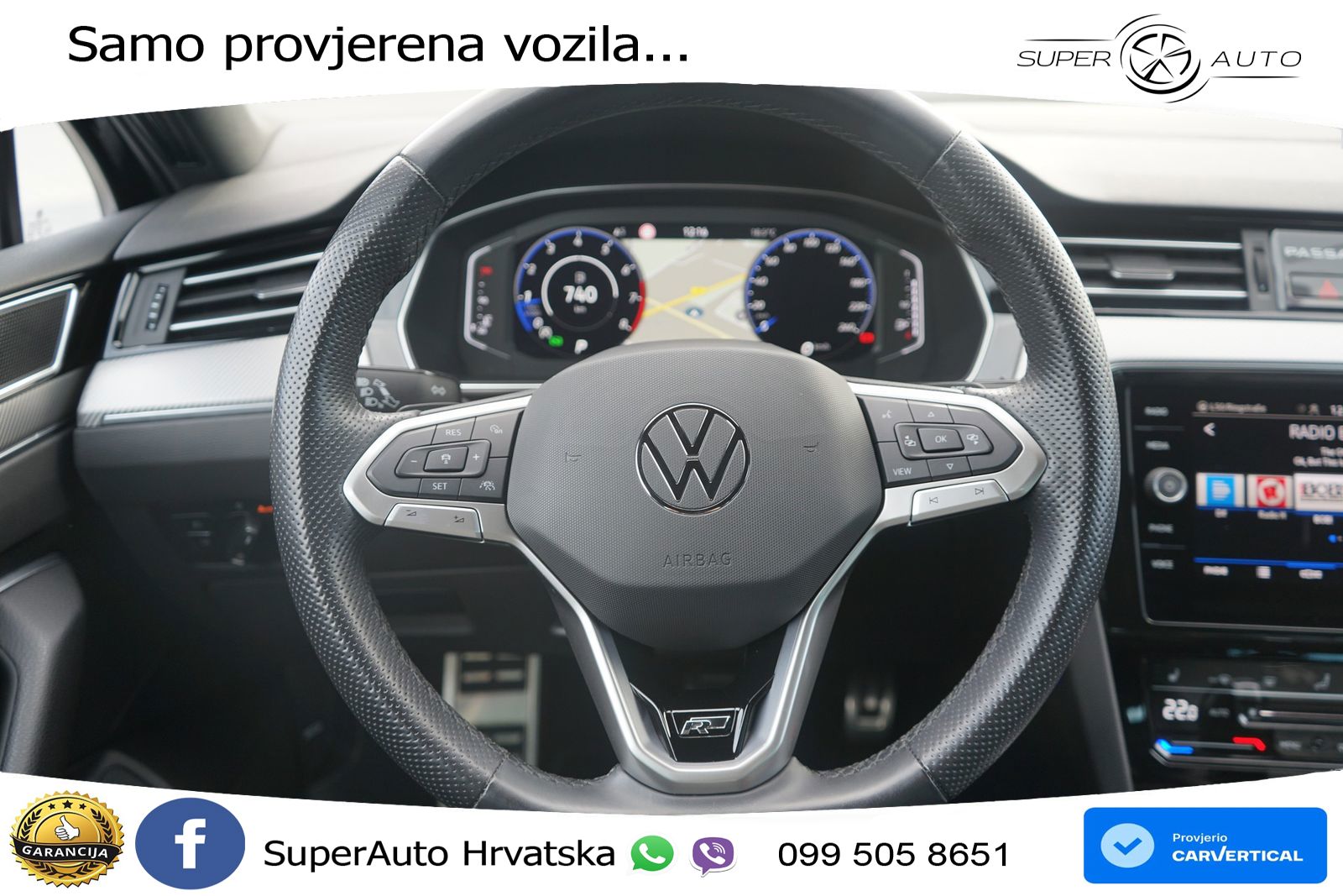 Volkswagen Passat Variant 2.0 TSI (190 KS) DSG R-Line LED+GR SJED+ACC