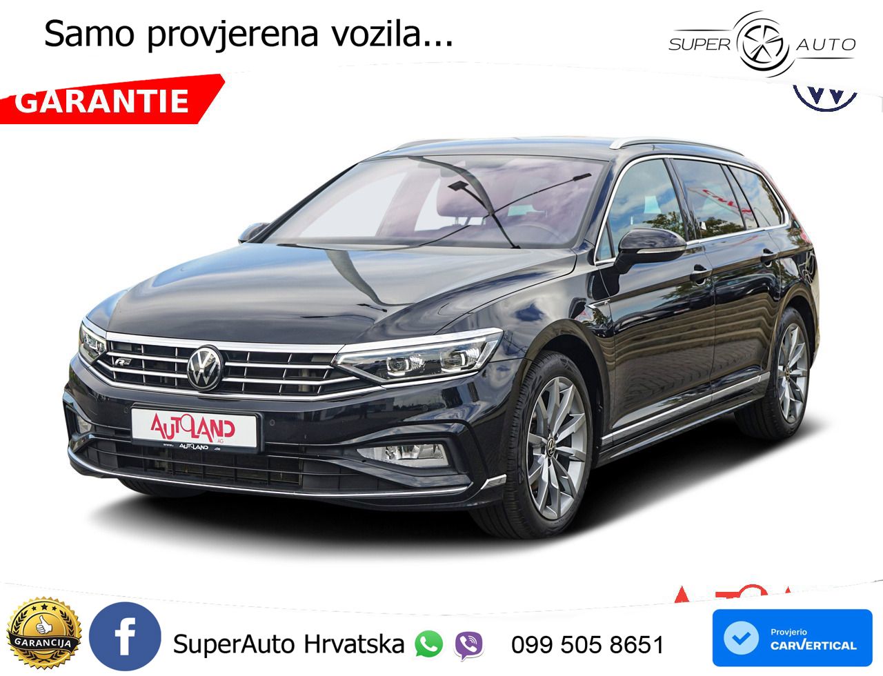 Volkswagen Passat Variant 2.0 TSI (190 KS) DSG R-Line LED+GR SJED+ACC