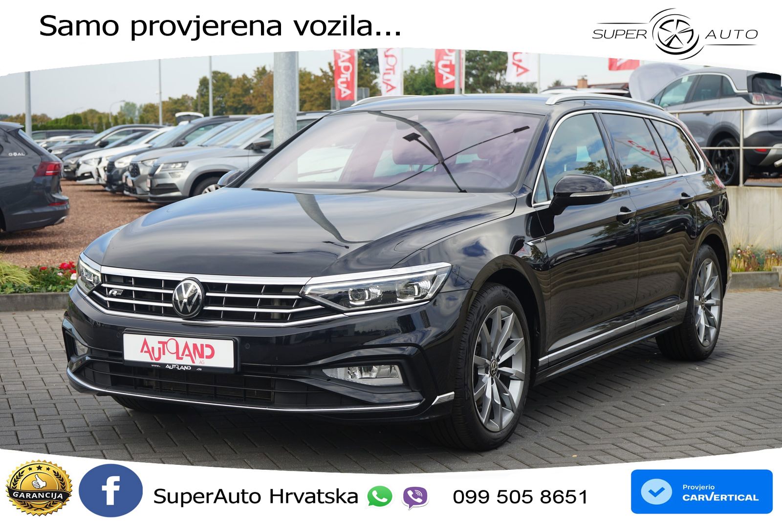 Volkswagen Passat Variant 2.0 TSI (190 KS) DSG R-Line LED+GR SJED+ACC