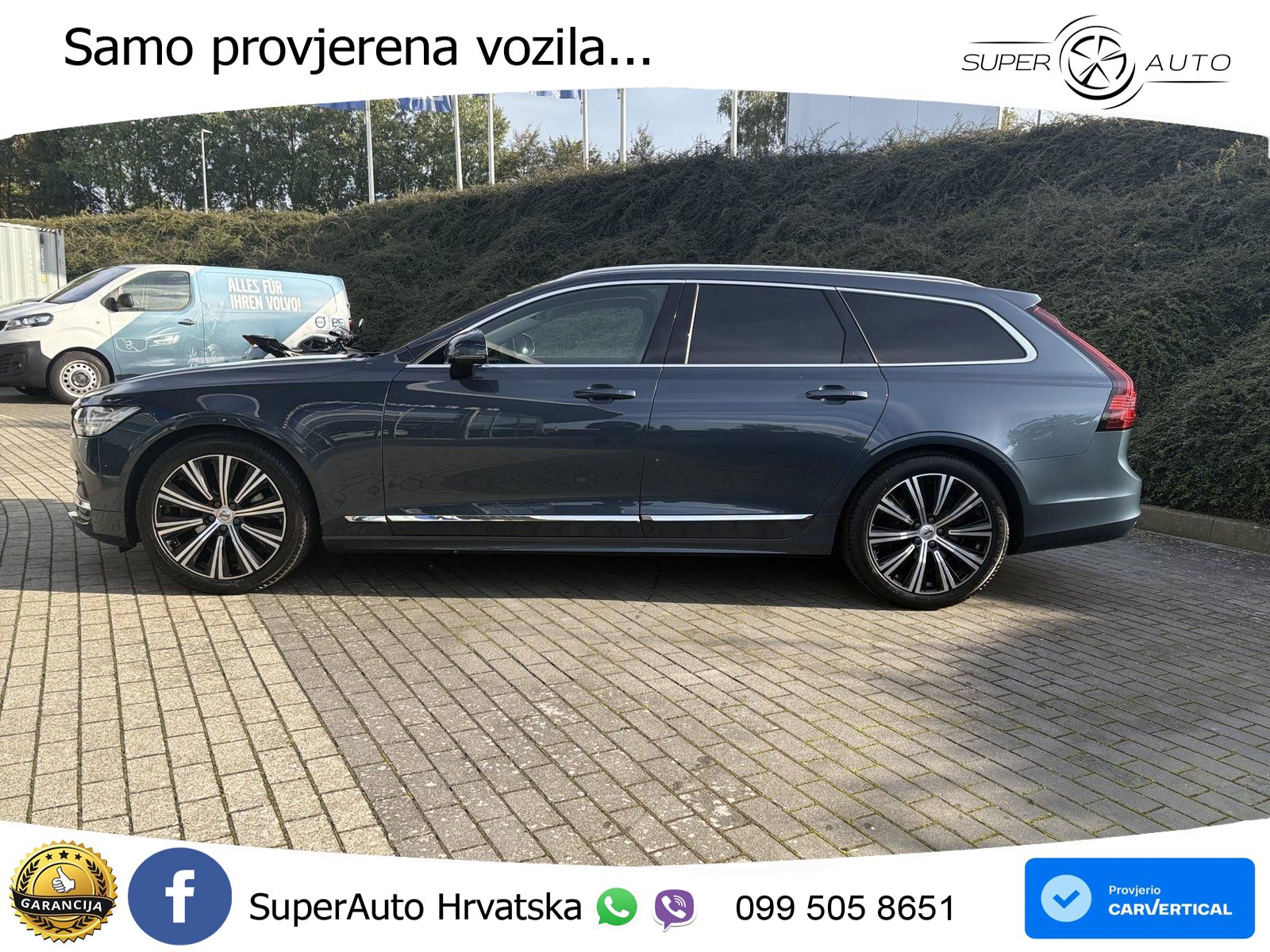 Volvo V90 2.0 B4 Diesel Geartronic LED+GR SJED+ACC