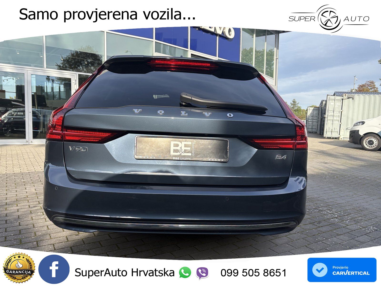 Volvo V90 2.0 B4 Diesel Geartronic LED+GR SJED+ACC