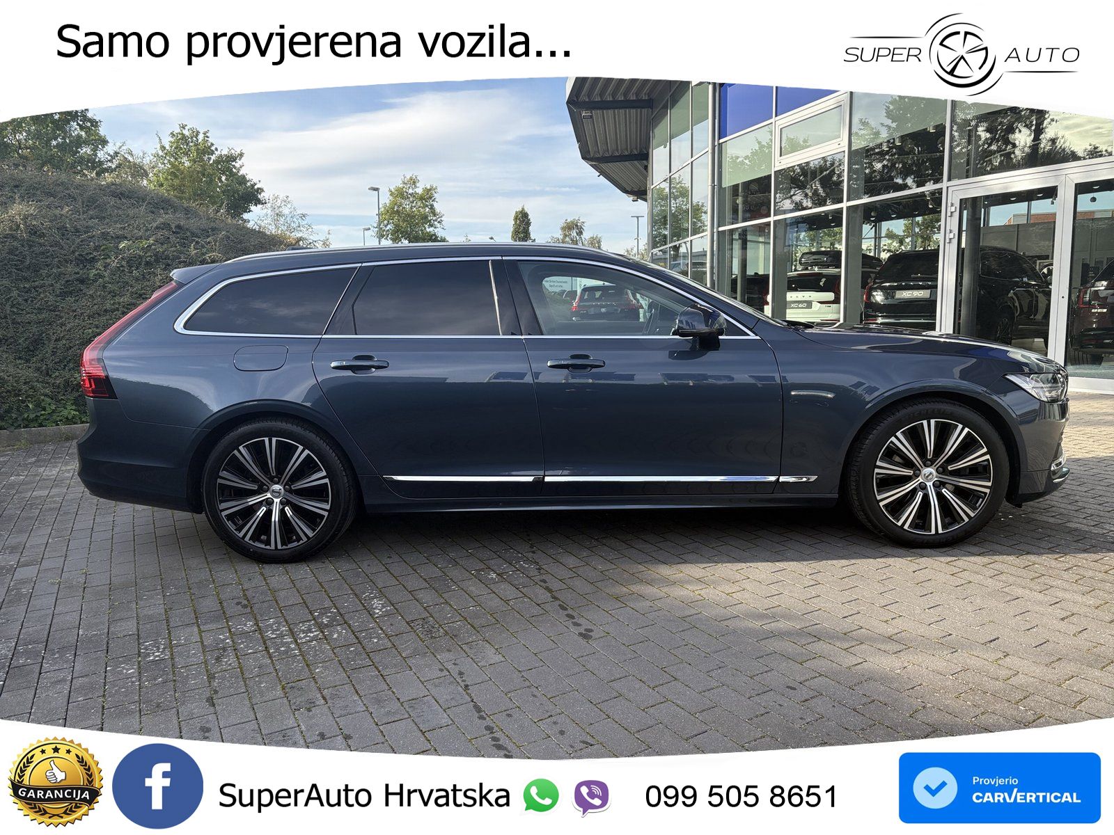 Volvo V90 2.0 B4 Diesel Geartronic LED+GR SJED+ACC