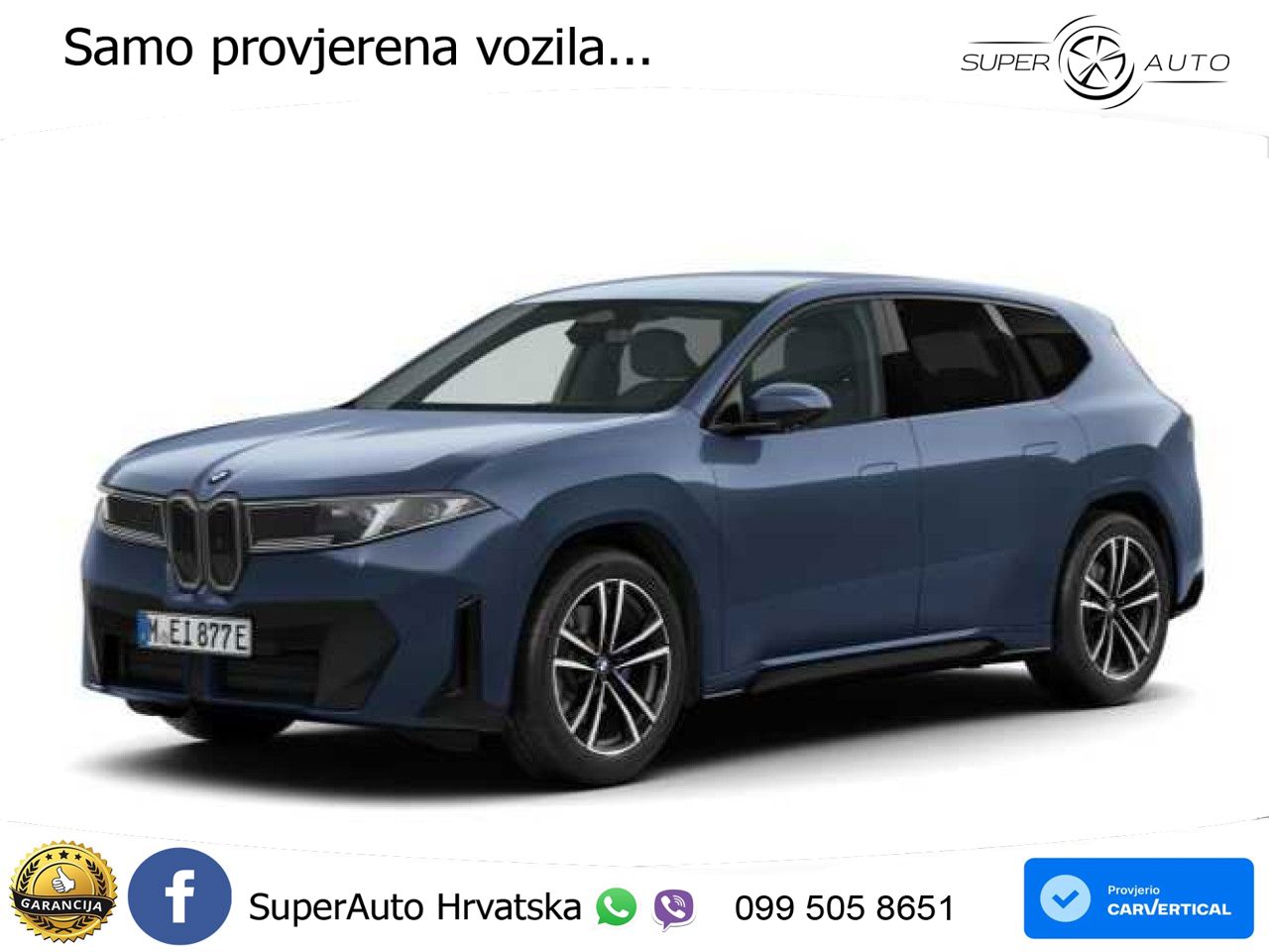 BMW iX3 40 82.6 kWh (320 KS) M Sport LED+GR SJED+ACC