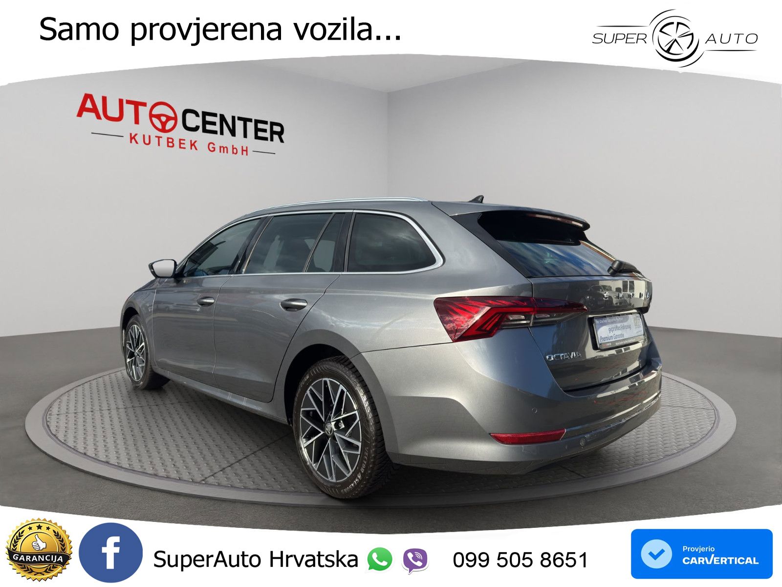 Škoda Octavia Combi 2.0 TDI (150 KS) DSG LED+GR SJED+ACC