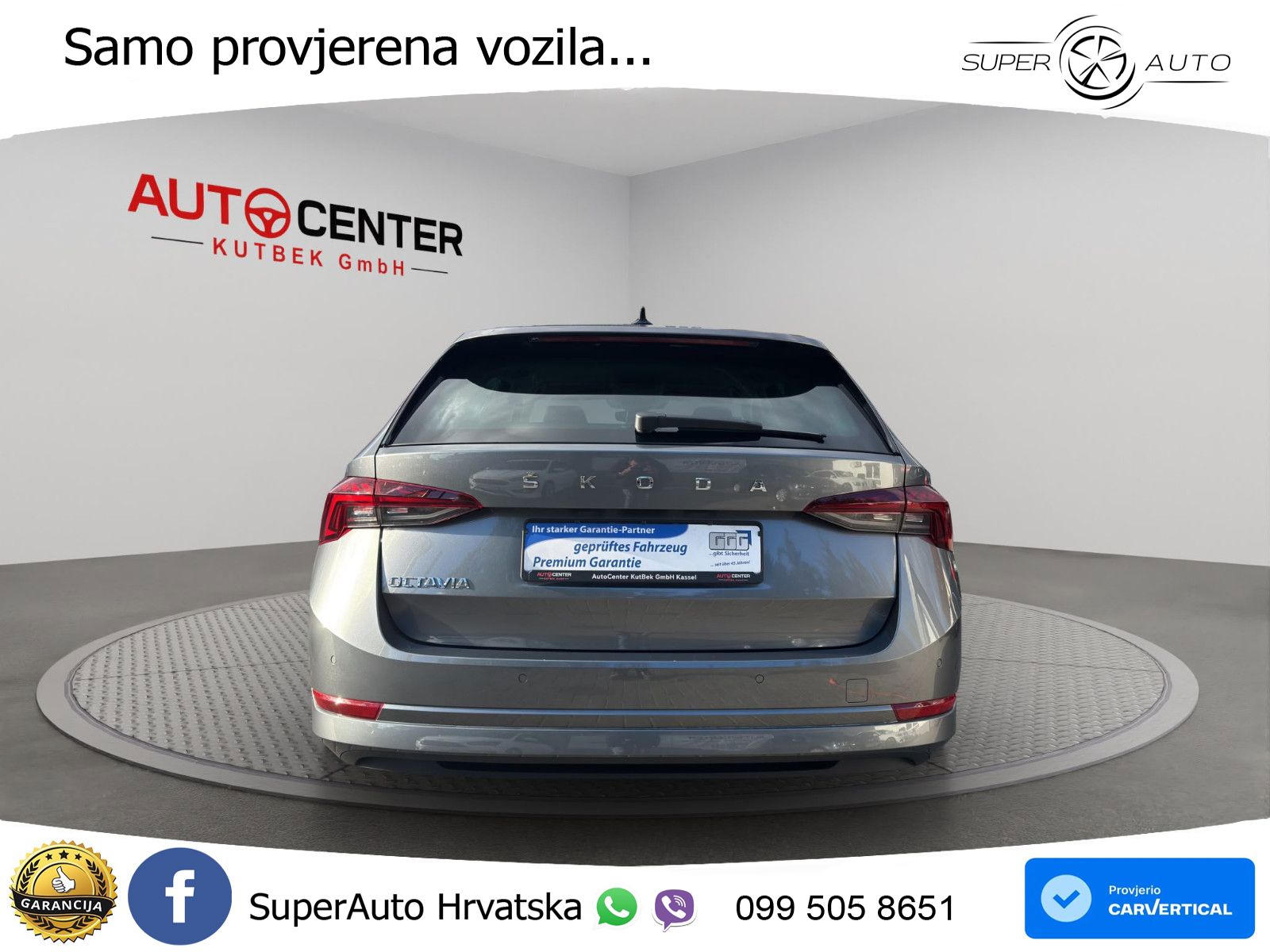 Škoda Octavia Combi 2.0 TDI (150 KS) DSG LED+GR SJED+ACC