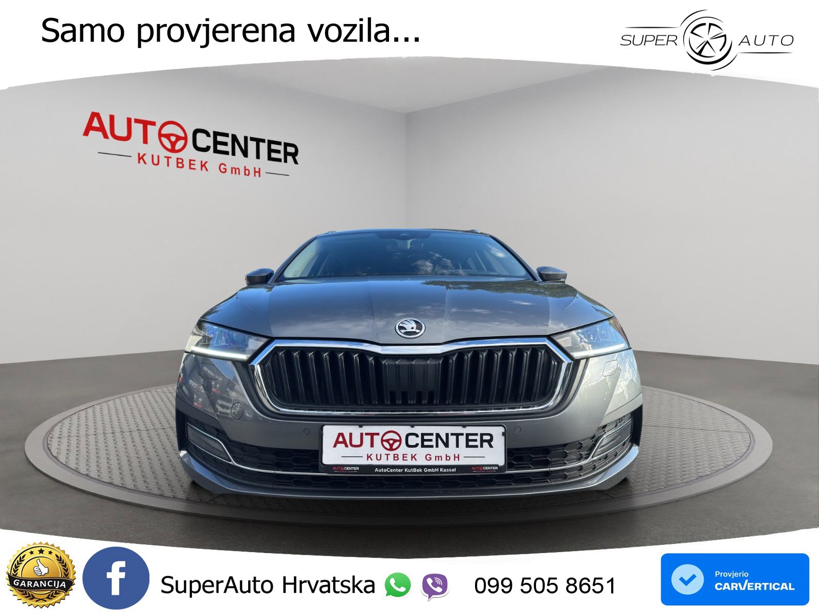 Škoda Octavia Combi 2.0 TDI (150 KS) DSG LED+GR SJED+ACC