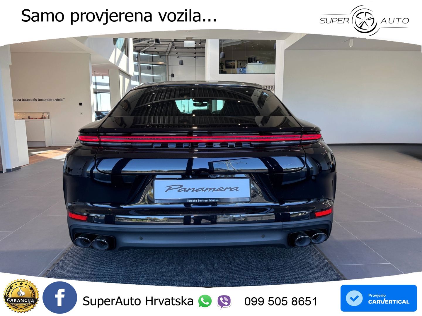 Porsche Panamera 4 2.9 V6 (470 KS) E-Hybrid PDK ZRAČNI+ACC+GR SJED+KAM+PANO