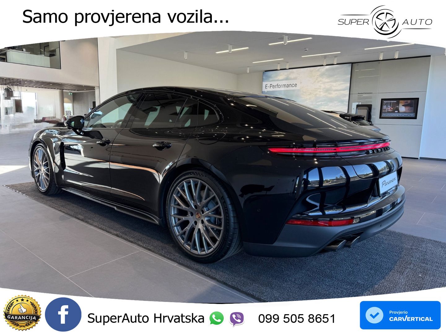 Porsche Panamera 4 2.9 V6 (470 KS) E-Hybrid PDK ZRAČNI+ACC+GR SJED+KAM+PANO