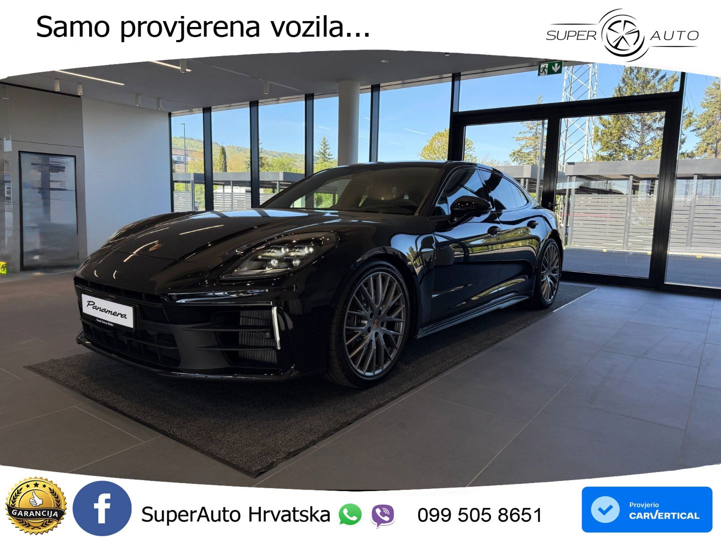 Porsche Panamera 4 2.9 V6 (470 KS) E-Hybrid PDK ZRAČNI+ACC+GR SJED+KAM+PANO
