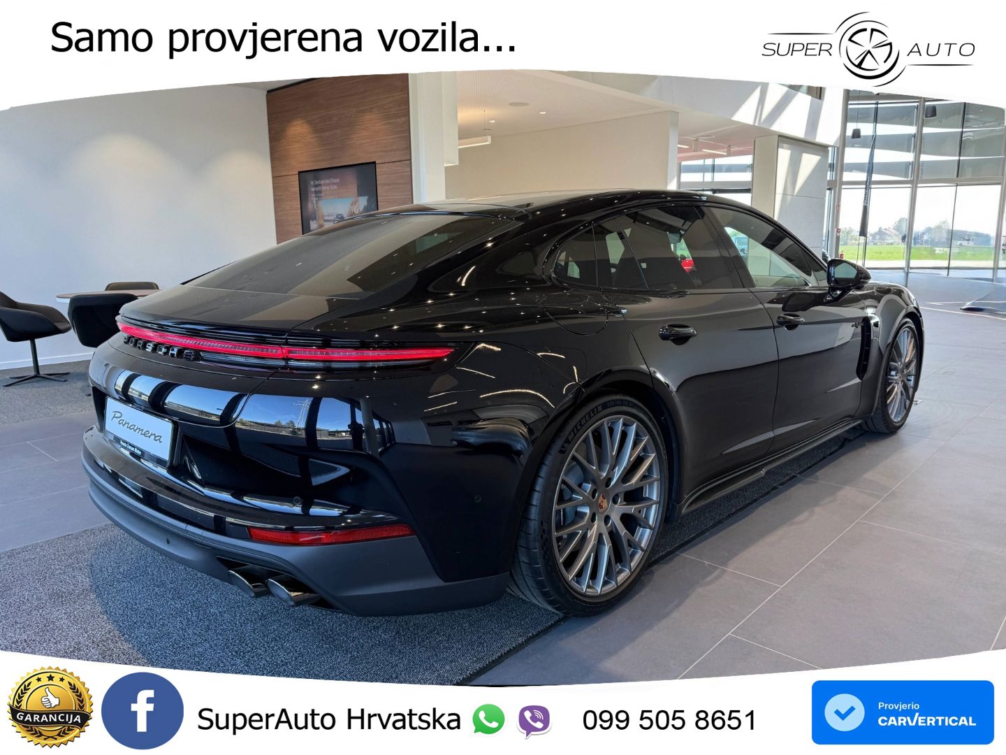 Porsche Panamera 4 2.9 V6 (470 KS) E-Hybrid PDK ZRAČNI+ACC+GR SJED+KAM+PANO