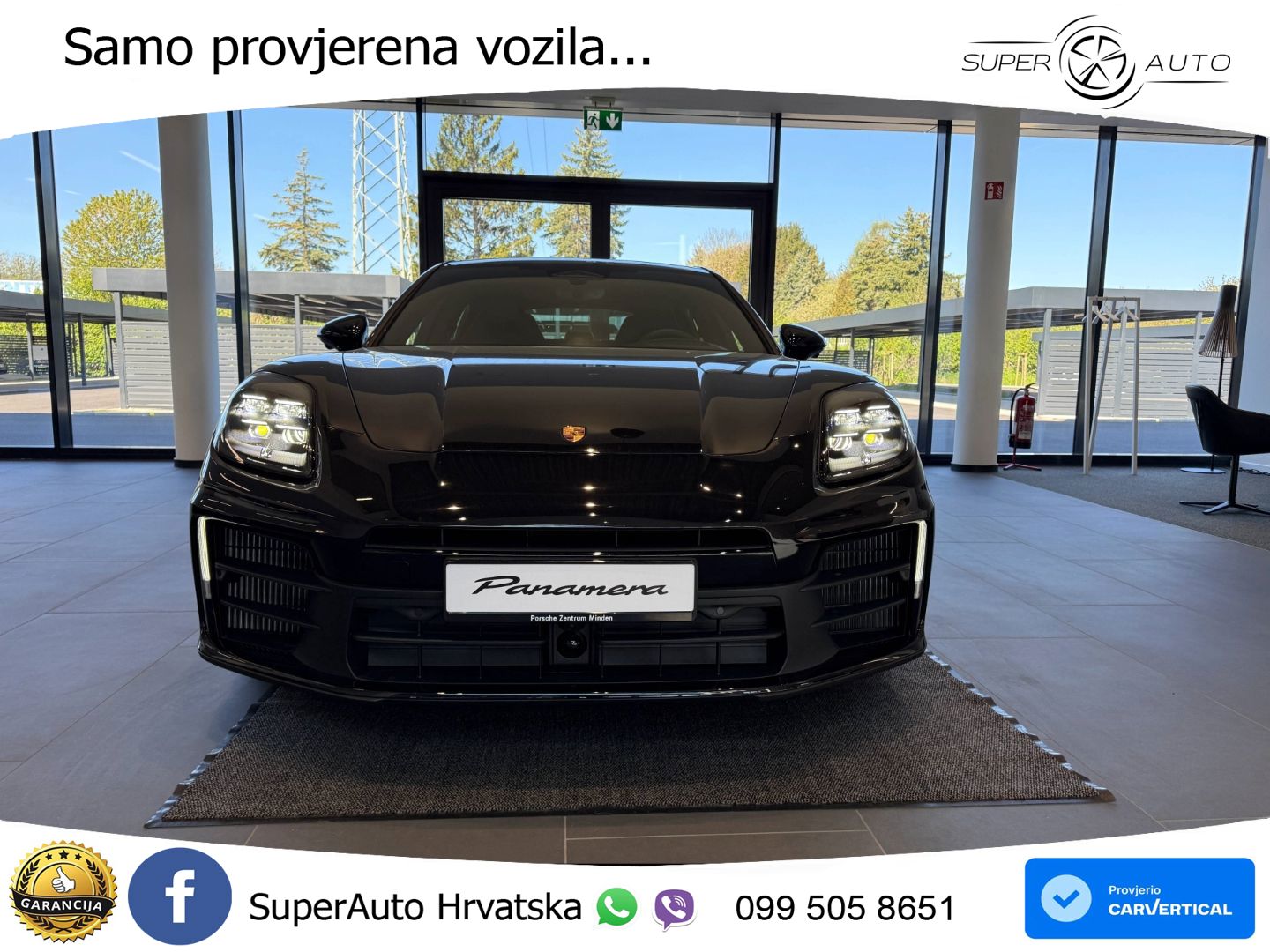 Porsche Panamera 4 2.9 V6 (470 KS) E-Hybrid PDK ZRAČNI+ACC+GR SJED+KAM+PANO