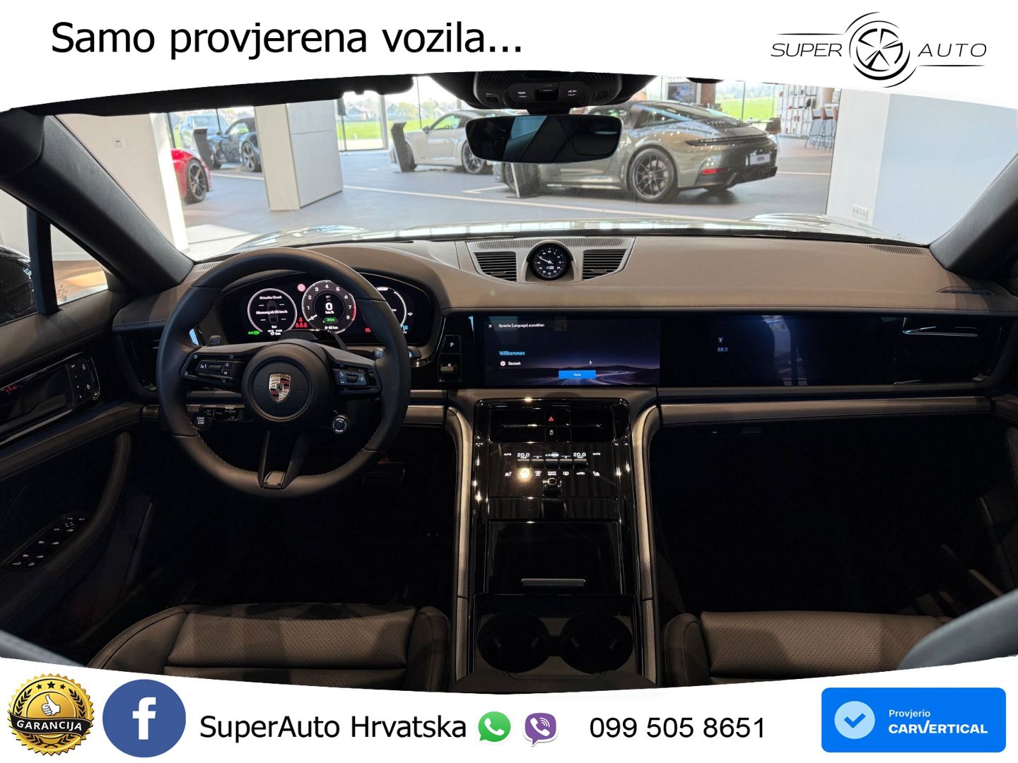 Porsche Panamera 4 2.9 V6 (470 KS) E-Hybrid PDK ZRAČNI+ACC+GR SJED+KAM+PANO
