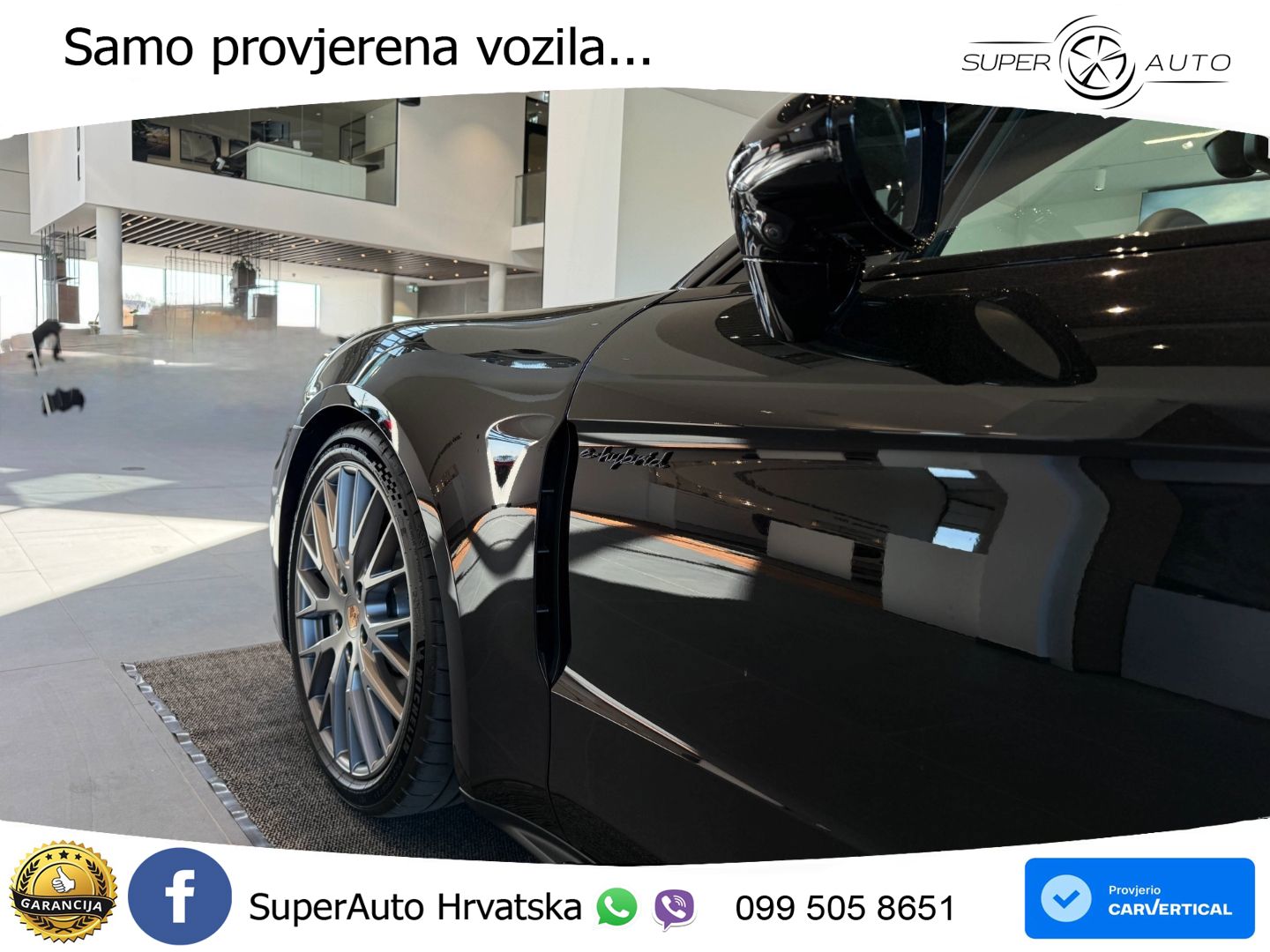 Porsche Panamera 4 2.9 V6 (470 KS) E-Hybrid PDK ZRAČNI+ACC+GR SJED+KAM+PANO