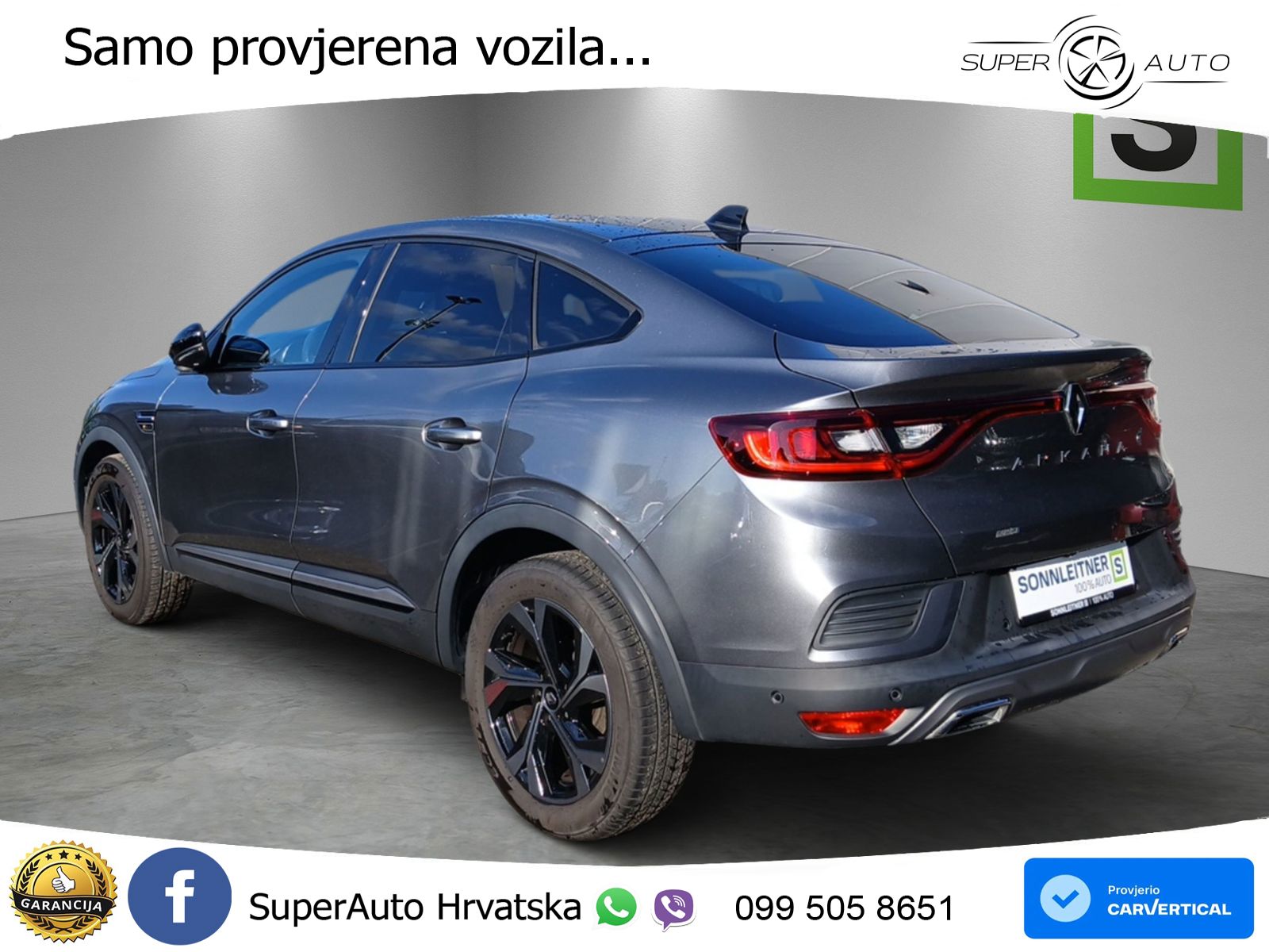 Renault Arkana R.S. Line LED+GR SJED+ACC