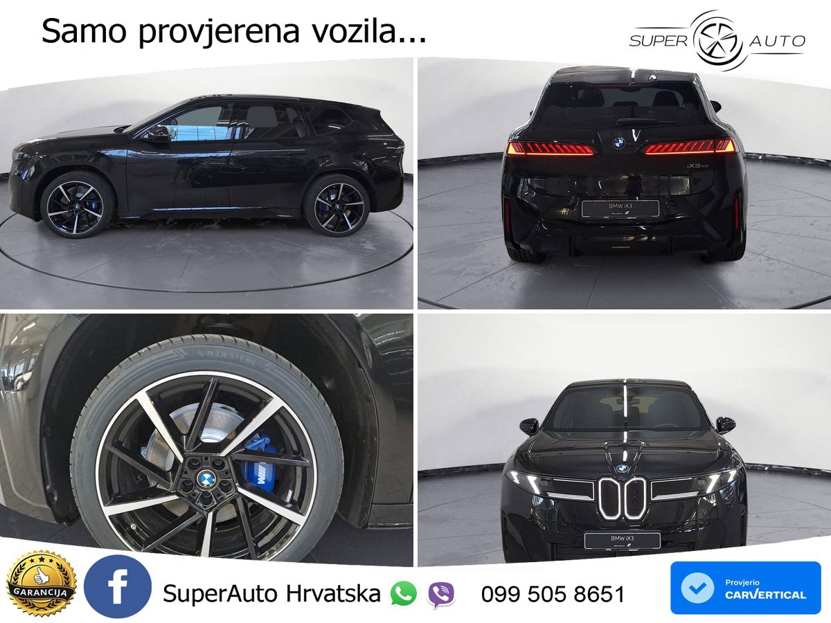 BMW iX3 40 82.6 kWh (320 KS) M Sport LED+GR SJED+ACC