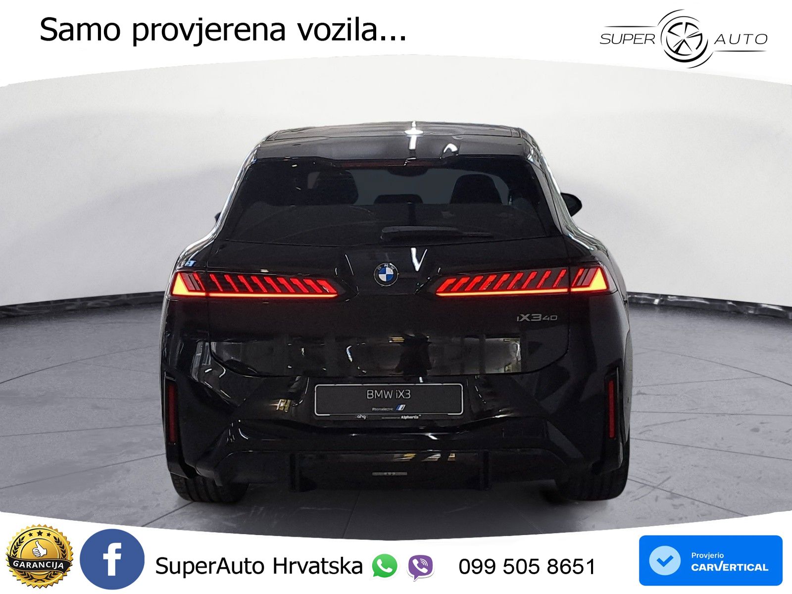 BMW iX3 40 82.6 kWh (320 KS) M Sport LED+GR SJED+ACC