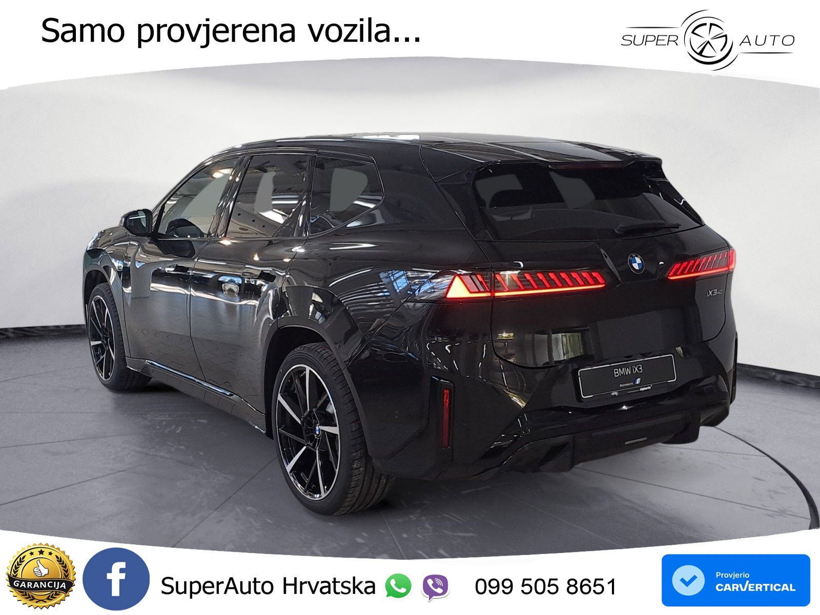 BMW iX3 40 82.6 kWh (320 KS) M Sport LED+GR SJED+ACC