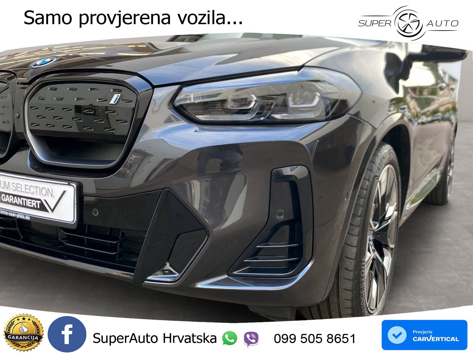 BMW iX3 80 kWh (286 KS)