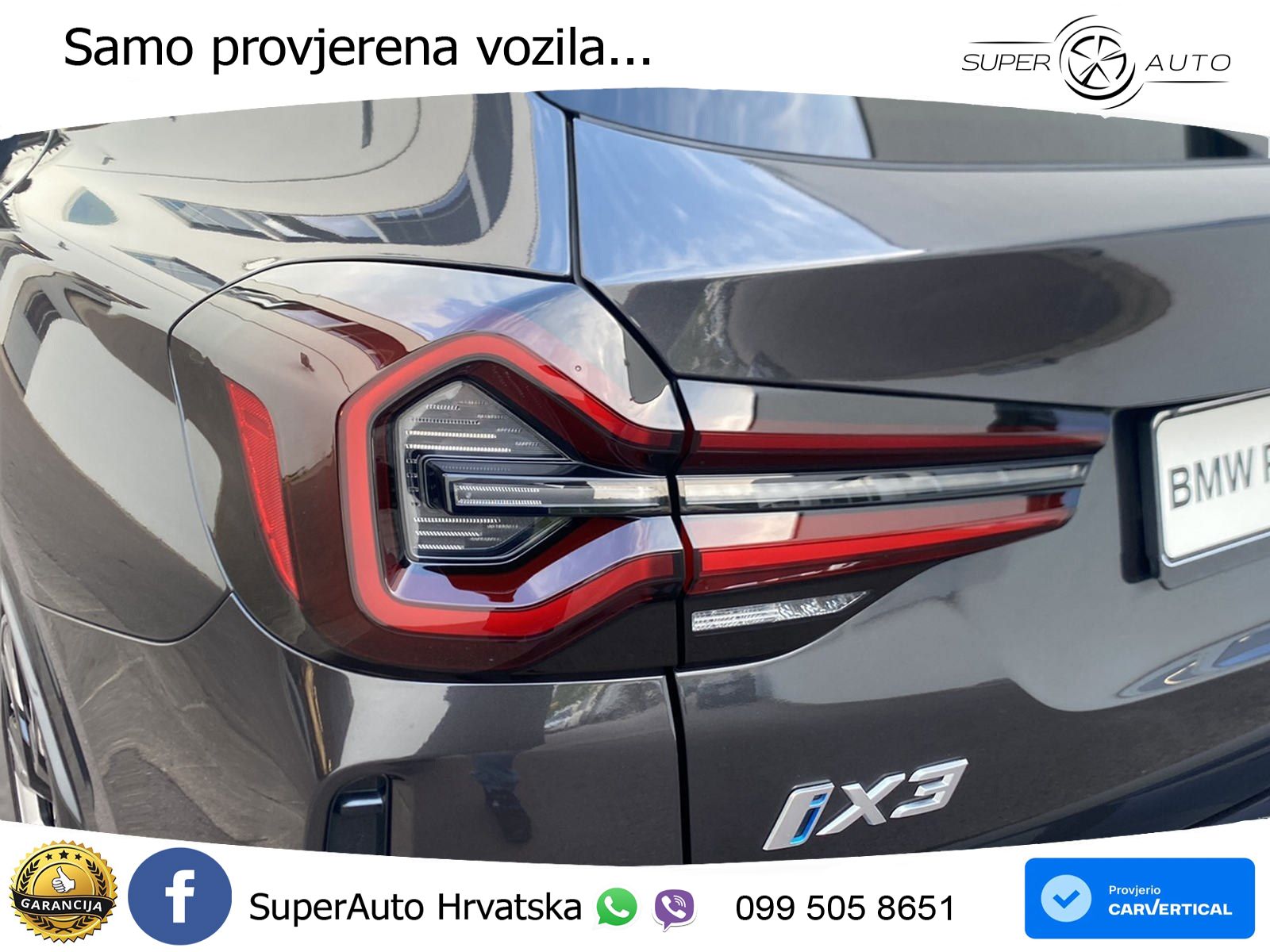 BMW iX3 80 kWh (286 KS)