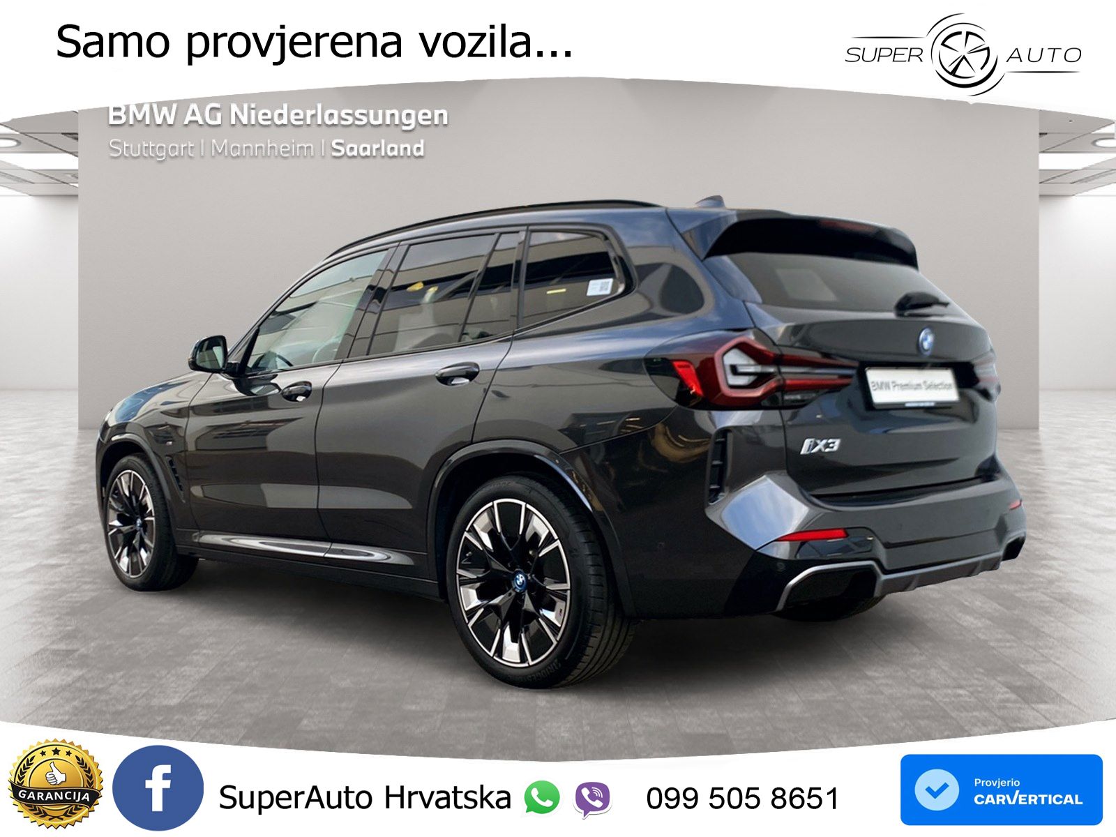 BMW iX3 80 kWh (286 KS)