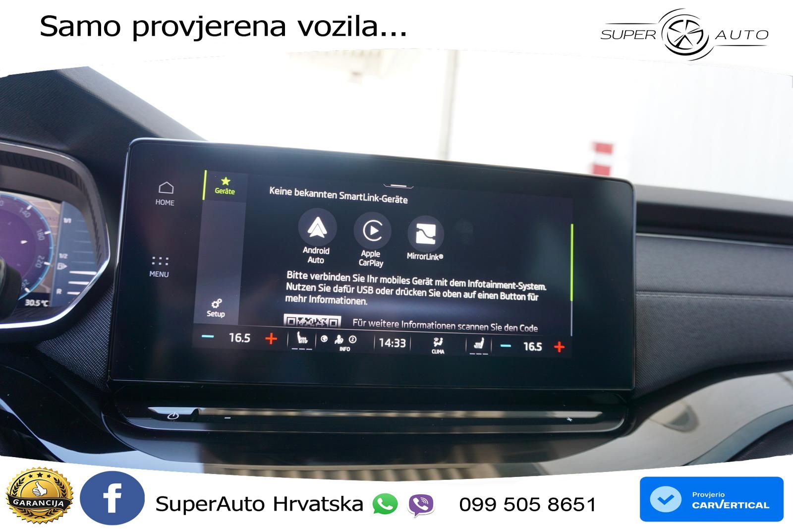 Škoda Octavia Combi 1.5 TSI (150 KS) LED+GR SJED+ACC