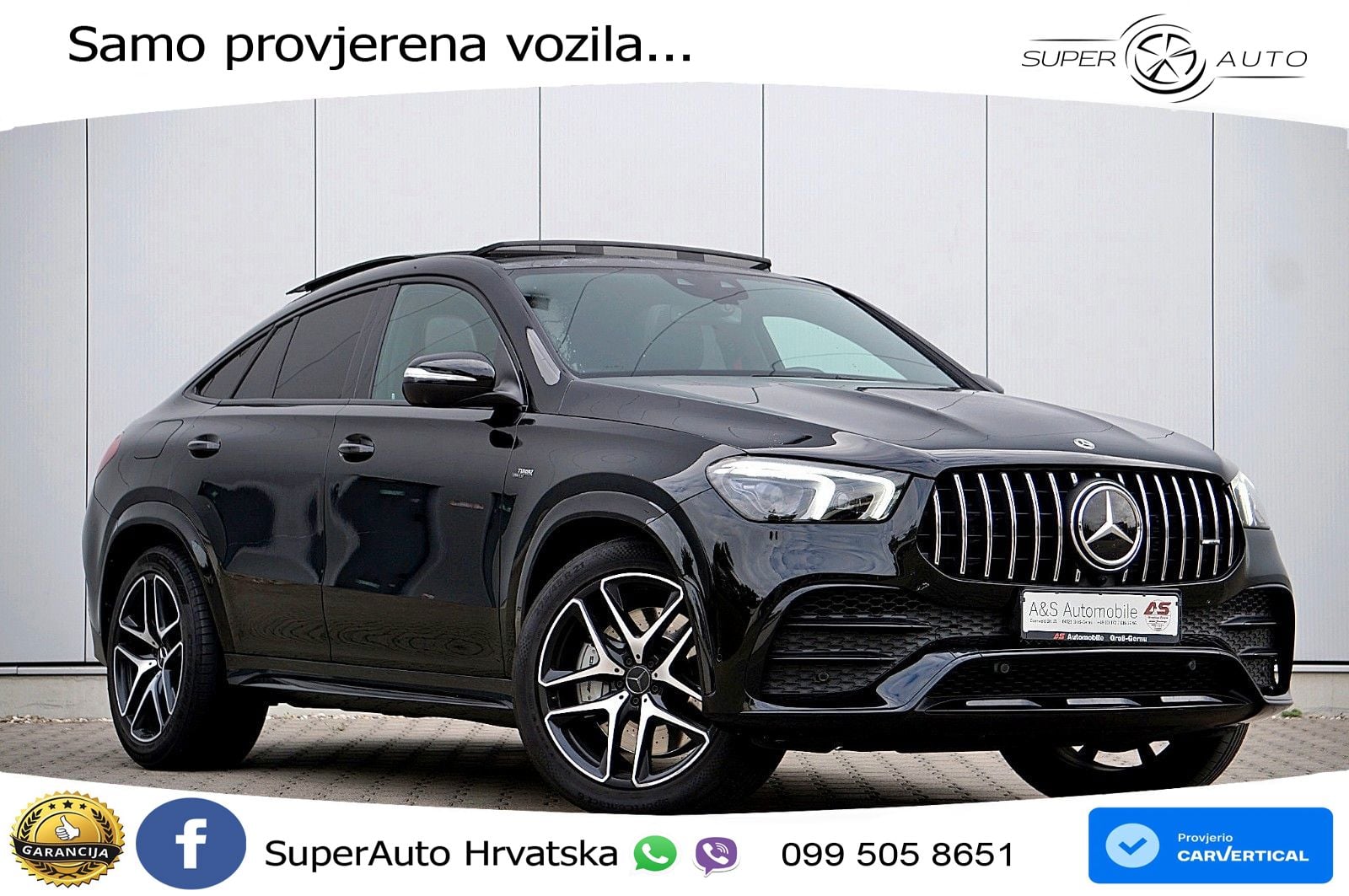 Mercedes AMG GLE Coupe 53 (435 KS) EQ Boost 4MATIC+ AMG SPEEDSHIFT TCT 9G ACC+GR SJED+360+PANO