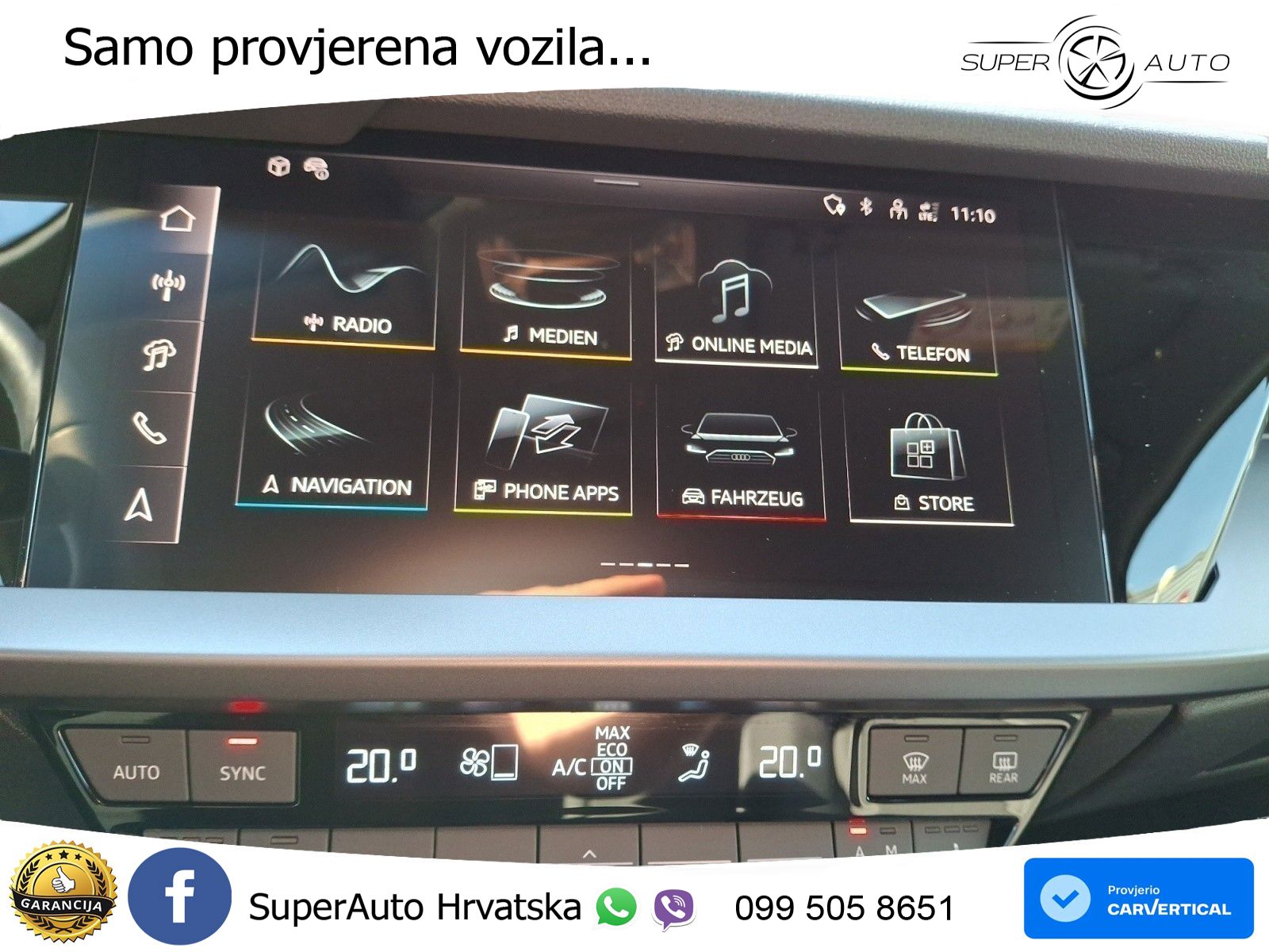Audi A3 Limuzina 35 TFSI (150 KS) S tronic S line MATRIX+GR SJED+KAM