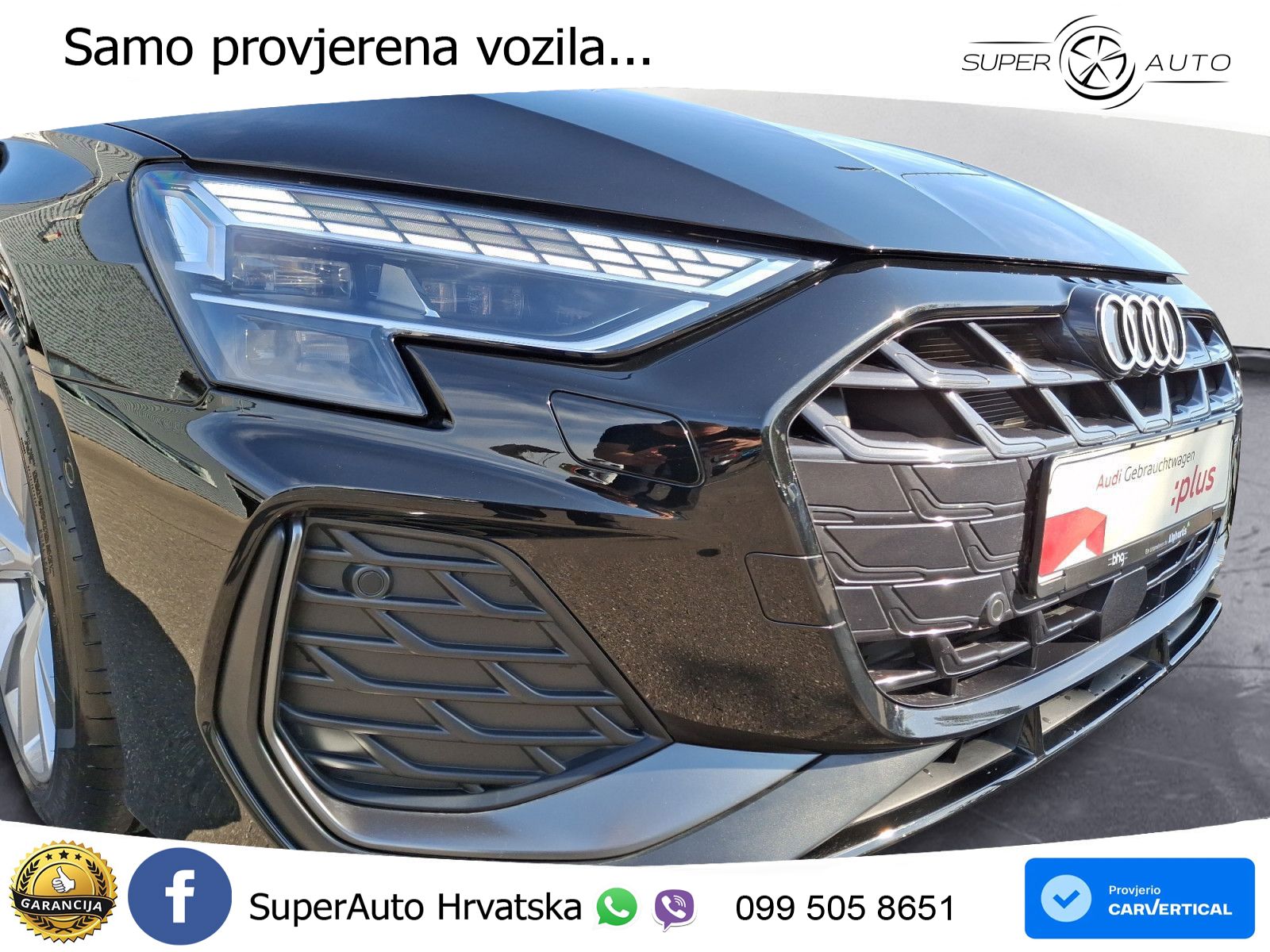 Audi A3 Limuzina 35 TFSI (150 KS) S tronic S line MATRIX+GR SJED+KAM