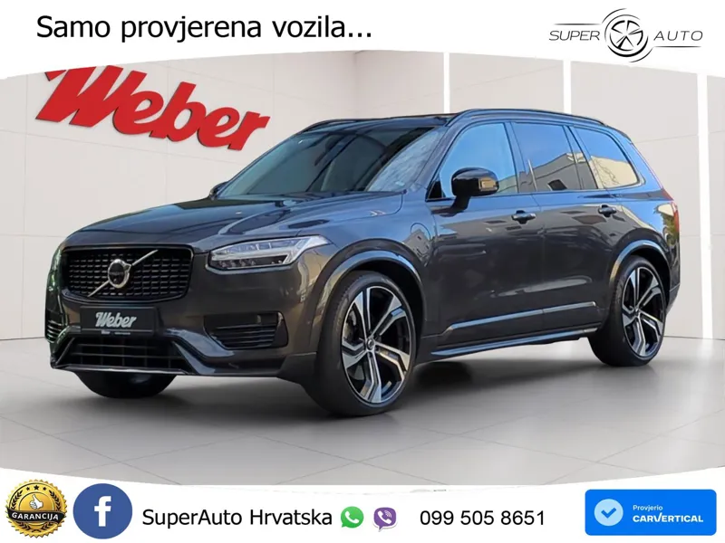 Volvo XC90 2.0 T8 AWD Automatic ACC+HEAD+4xGR SJED+360+PANO