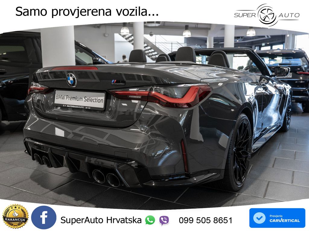 BMW M4 Convertible Competition 3.0 (510 KS) xDrive Steptronic LED+GR SJED+ACC